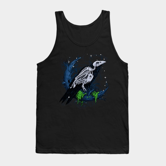 bird skull Tank Top by Wagum Std